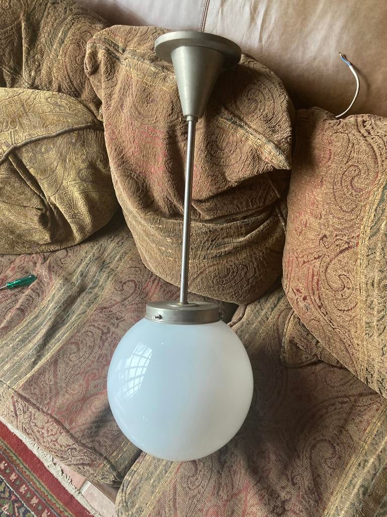 Giso Gispen hanglamp bol, Ophalen of Verzenden, Gebruikt, Glas, Minder dan 50 cm