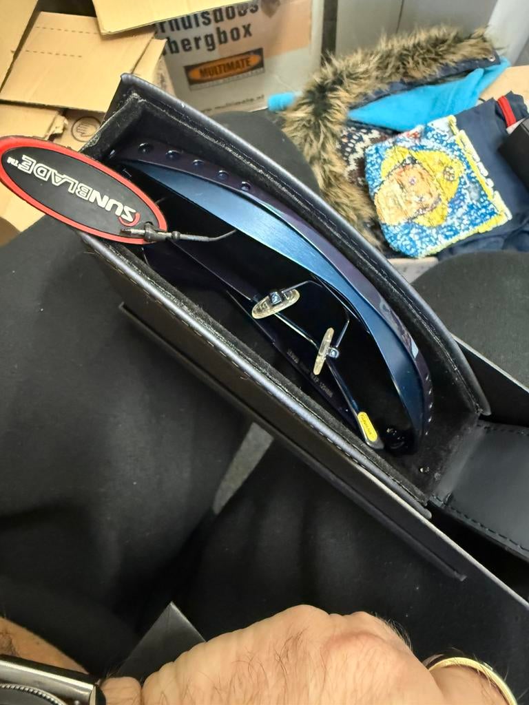 Sunblade, Overige merken, Zonnebril, Blauw, Nieuw