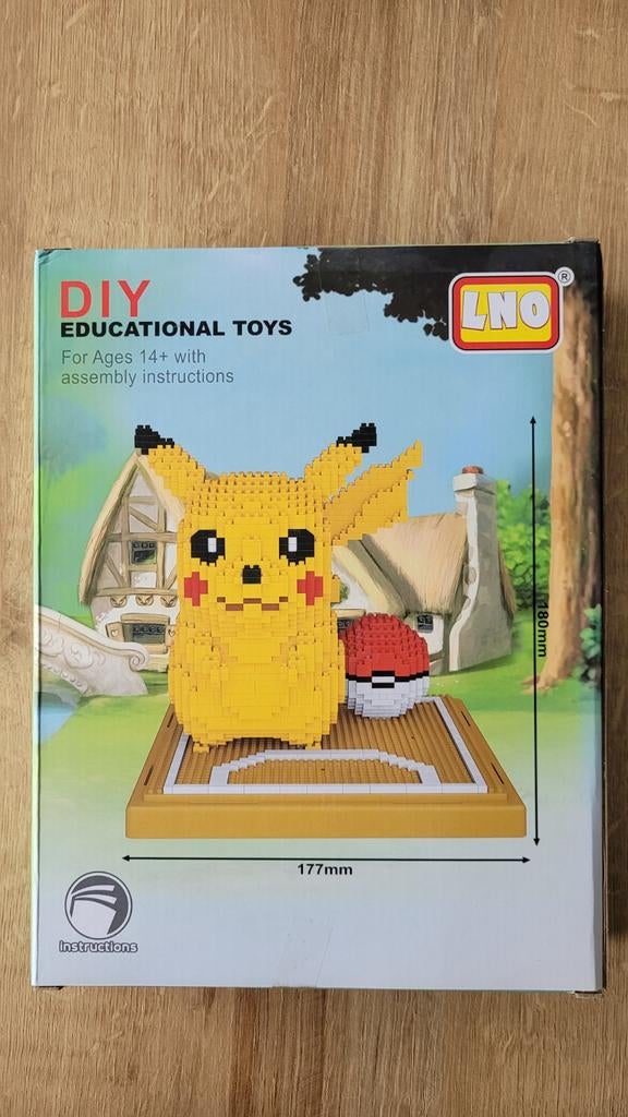 Nanoblock Pikachu, Ophalen of Verzenden, Nieuw