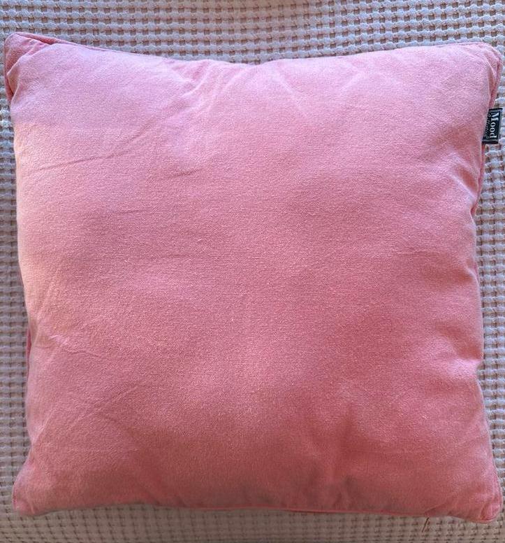 Mood Collection Sierkussen Koraal 45x45cm, Huis en Inrichting, Woonaccessoires | Kussens, Ophalen, Zo goed als nieuw, Roze, Vierkant