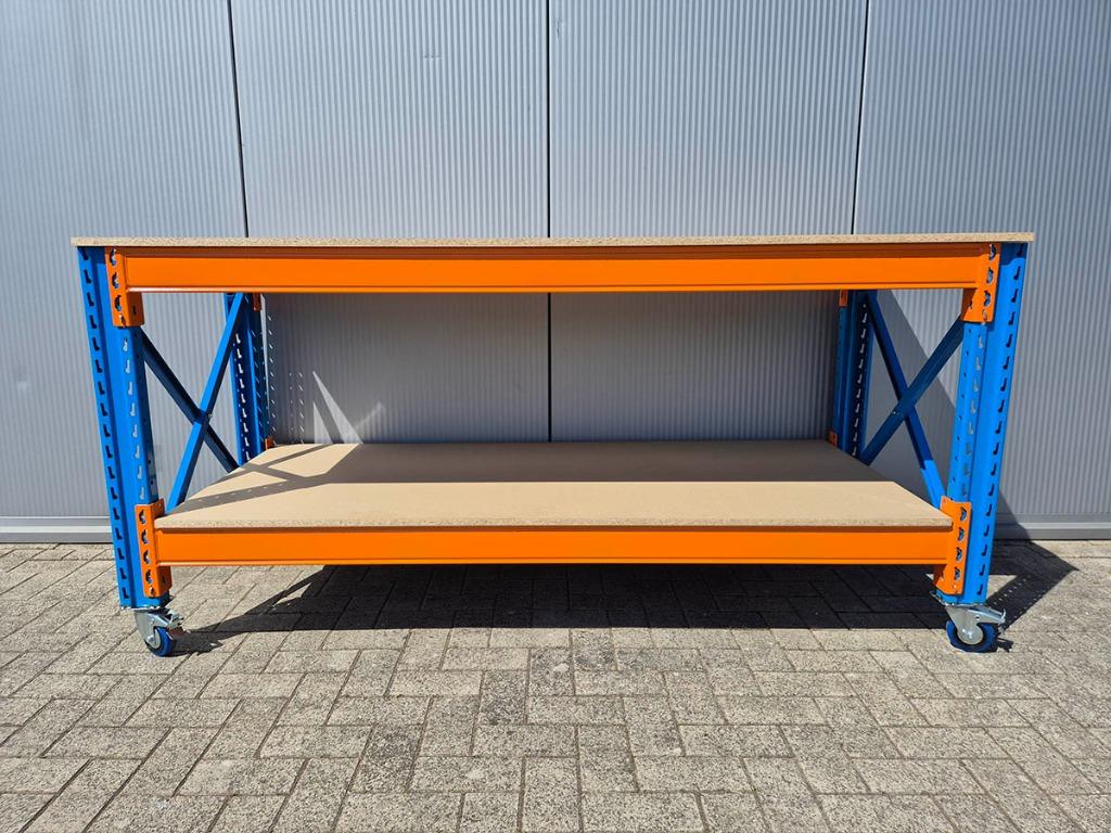 Mooie Werkbanken Inpaktafel Balie Magazijn Stelling Werkbank, Gebruikt, Ophalen of Verzenden, 170 cm of meer, Bedrijfsinrichting Nederland BV