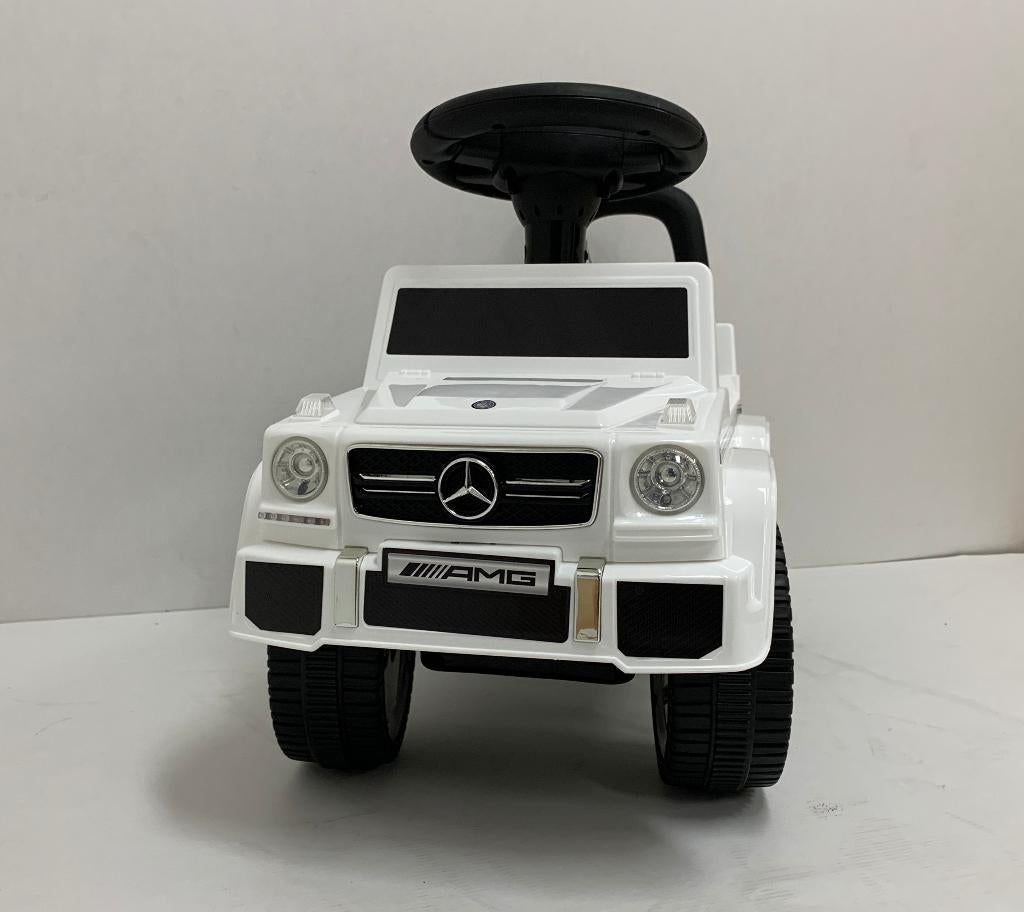 Mercedes G63 AMG loopauto Wit met USB en AUX input NIEUW, Ophalen of Verzenden, Nieuw, Overige typen, Met wieltjes