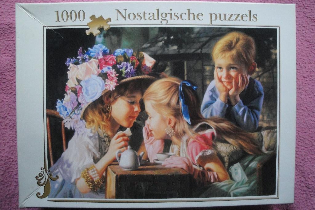 NOSTALGISCHE COLLECTION PUZZLE 1.000 stukjes  2.95euro, Ophalen of Verzenden, 500 t/m 1500 stukjes, Zo goed als nieuw, Legpuzzel