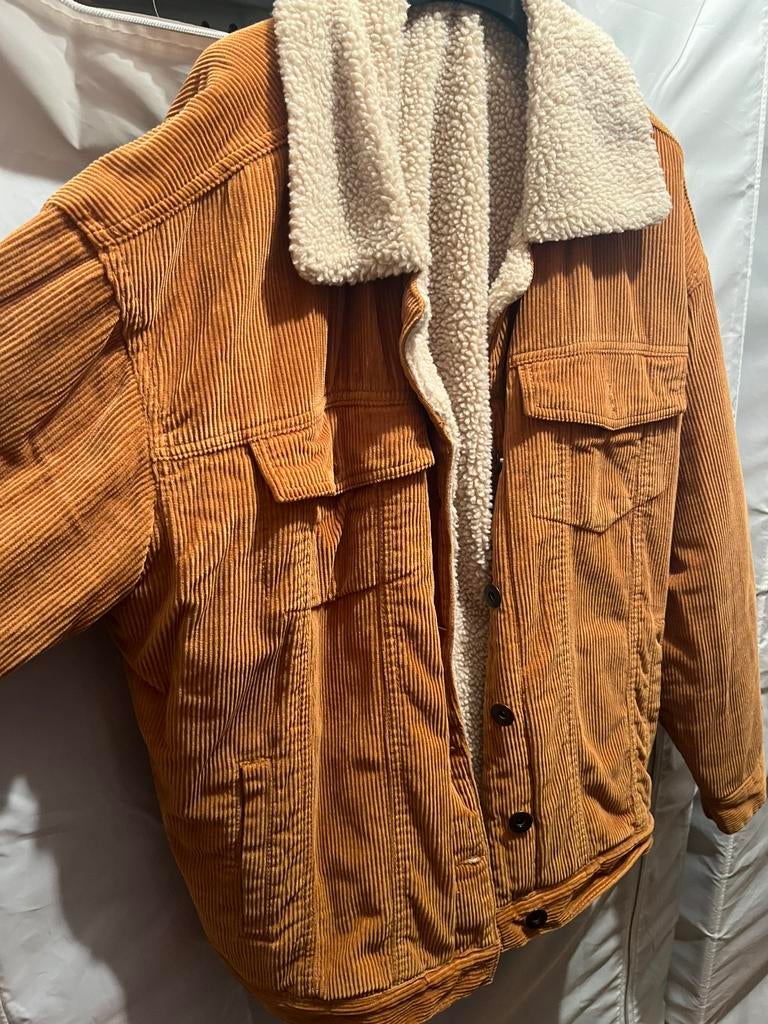 Teddy jas jasje urban classics xxl grote maten bruin cognac, Ophalen of Verzenden, Zo goed als nieuw, Bruin, Jas of Mantel