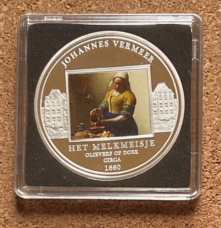 Penning Rijksmuseum - Johannes Vermeer - Het Melkmeisje., Ophalen of Verzenden, Overige materialen, Nederland
