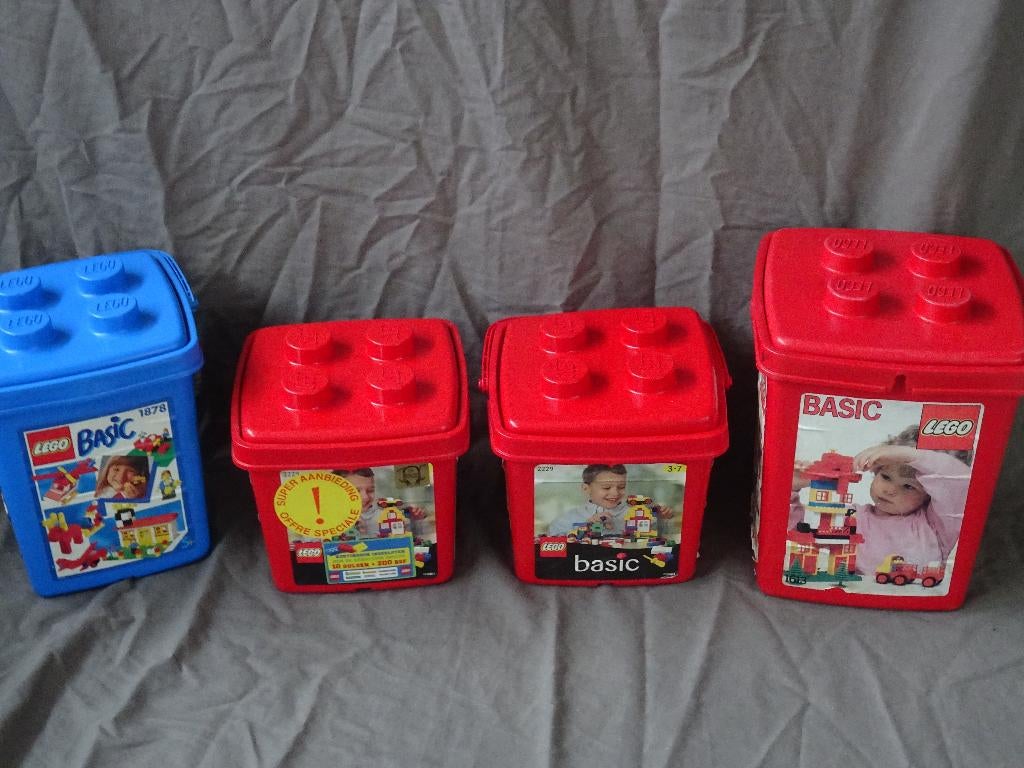 Lego opbergdoos bewaarton lego opbergbox koffer emmer, Kinderen en Baby's, Speelgoed | Duplo en Lego, Ophalen of Verzenden, Gebruikt