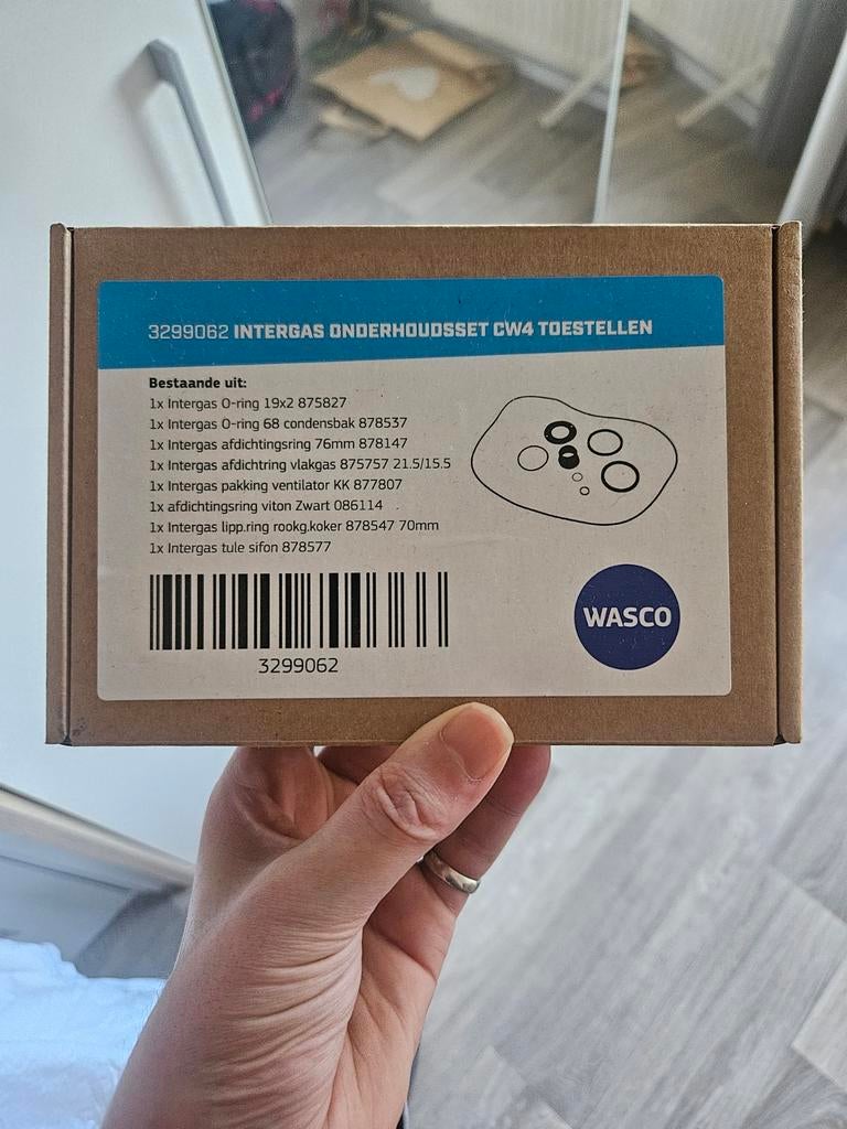 Intergas Onderhoudsset CW4 Toestellen - Pakkingsset, Doe-het-zelf en Verbouw, Geisers en Boilers, Aardgas, Nieuw, Ophalen of Verzenden