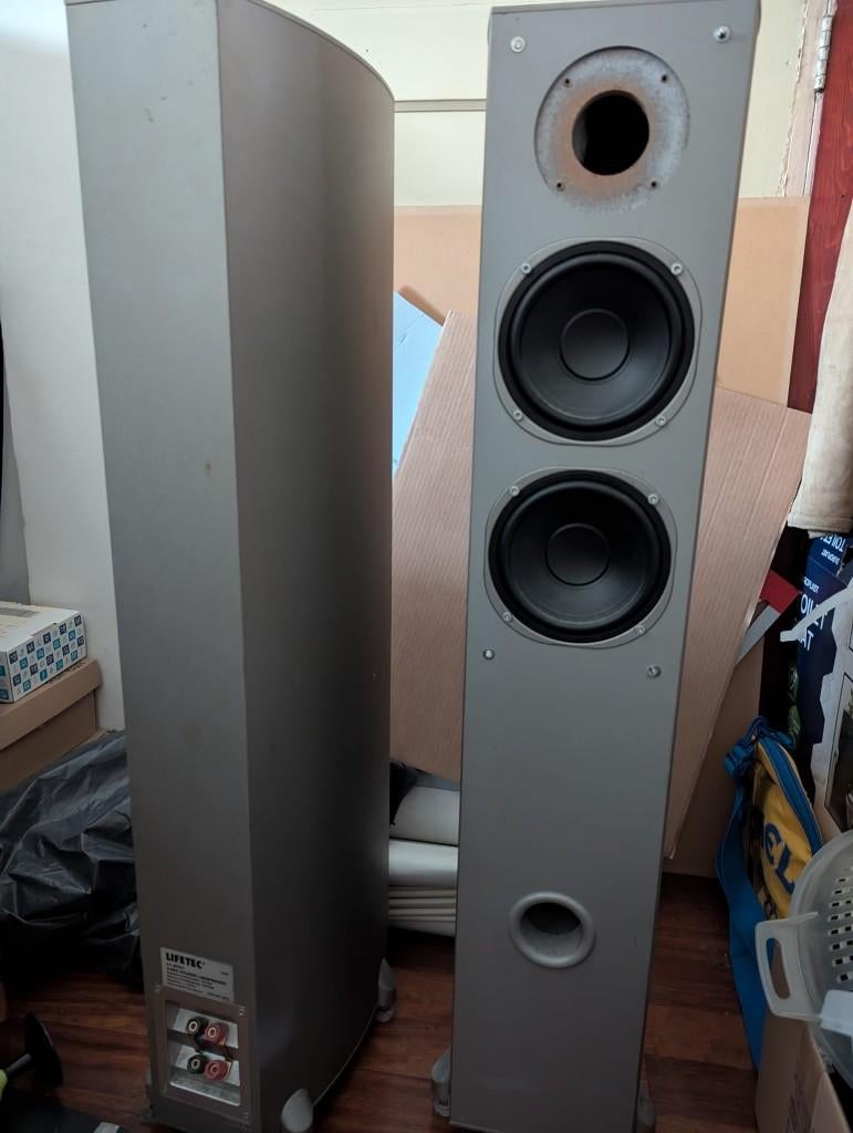 Speakers Lifetec LT 40701, Gebruikt, 120 watt of meer, Front, Rear of Stereo speakers, Ophalen