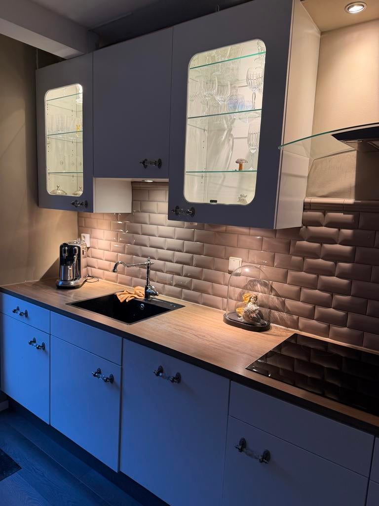 Bribus Keuken wit, Ophalen, Gebruikt, Wit, Enkelwandige keuken