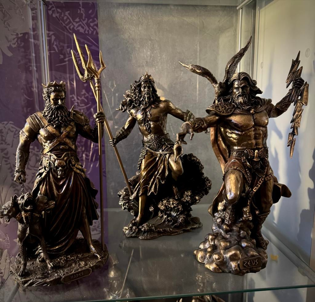 Complete Veronese Griekse Goden Set (14) - Zeer Nette Staat, Verzamelen, Beelden en Beeldjes, Ophalen of Verzenden, Zo goed als nieuw