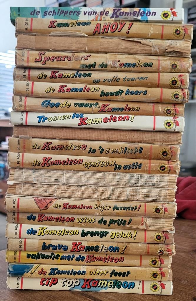 Kameleon Boeken Verzameling 1 t/m 64 H. de Roos, Ophalen, Gelezen, Fictie algemeen