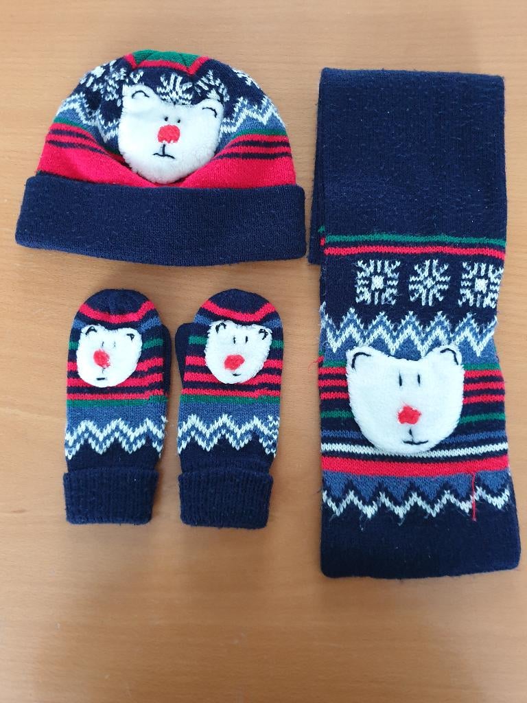 Das, muts en wantjes, Setje, Ophalen of Verzenden, Zo goed als nieuw, Onbekend