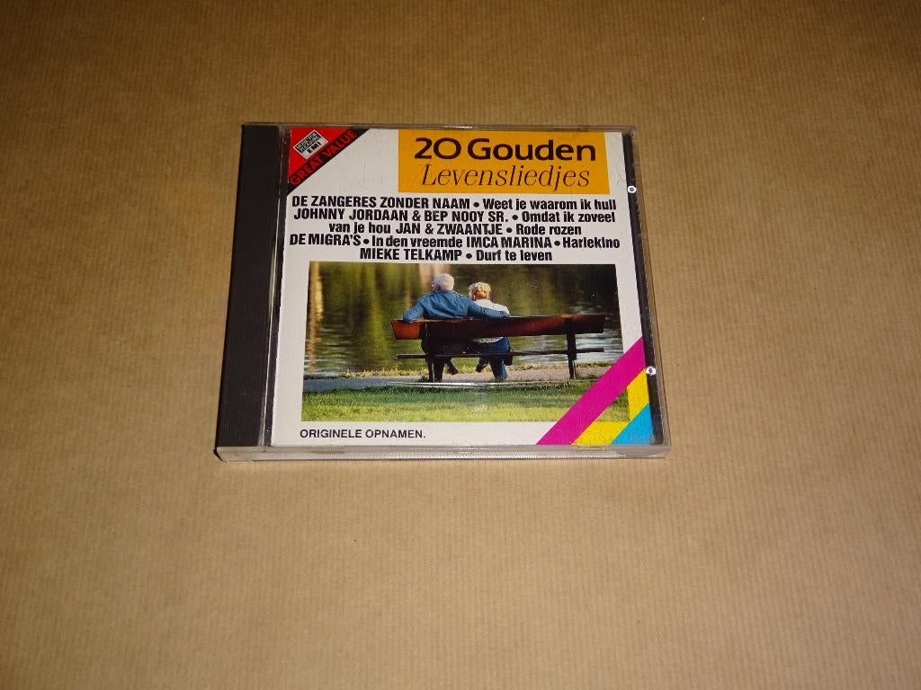 CD 20 Gouden Levensliedjes, Cd's en Dvd's, Cd's | Nederlandstalig, Zo goed als nieuw, Levenslied of Smartlap, Ophalen of Verzenden