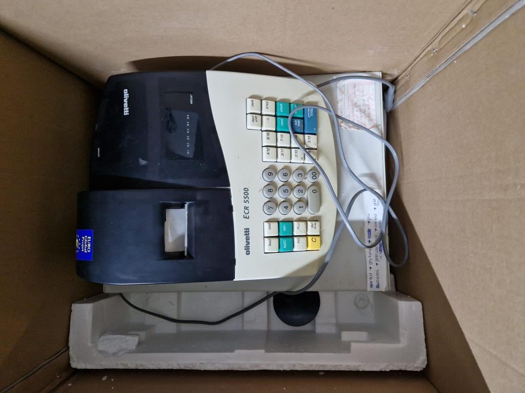 Olivetti ECR 5500 kassa, Ophalen, Gebruikt, Overige soorten