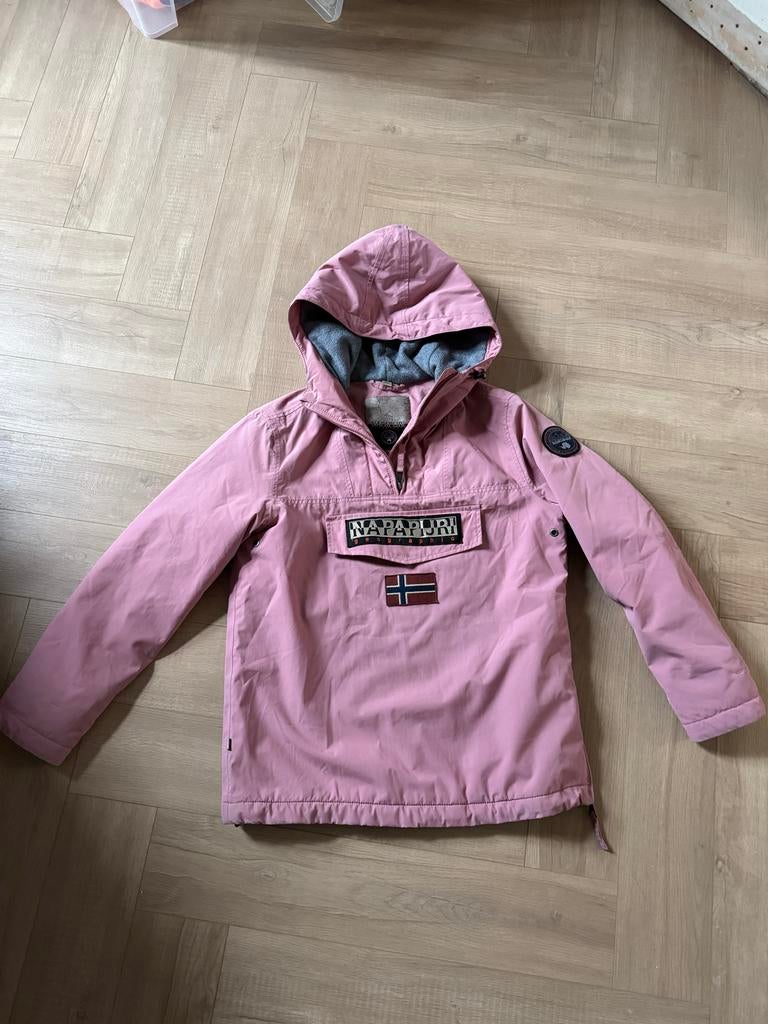 Napapijri Winterjas Skijas - Maat M, Ophalen of Verzenden, Zo goed als nieuw, Maat 38/40 (M), Roze