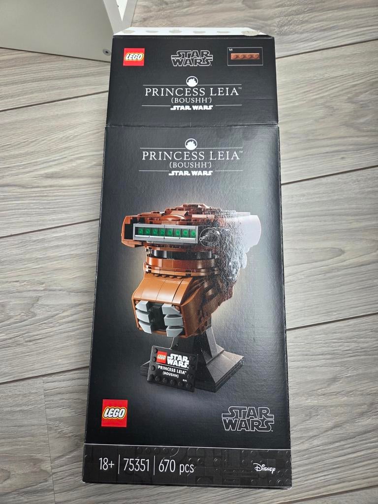 Lego Star Wars Princess Leia (Boushh) Helm 75351, Ophalen of Verzenden, Nieuw, Complete set, Lego