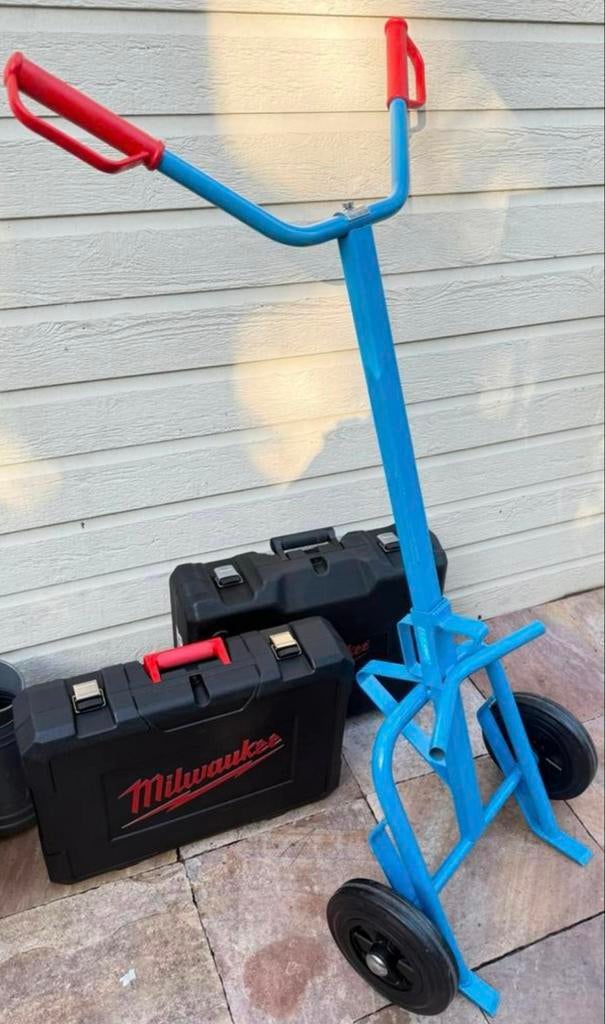 Eurokraft Pro Vatensteekwagen Oliedrumsteekwagen Nieuw!, Doe-het-zelf en Verbouw, Transportwagens, 100 liter of meer, Ophalen
