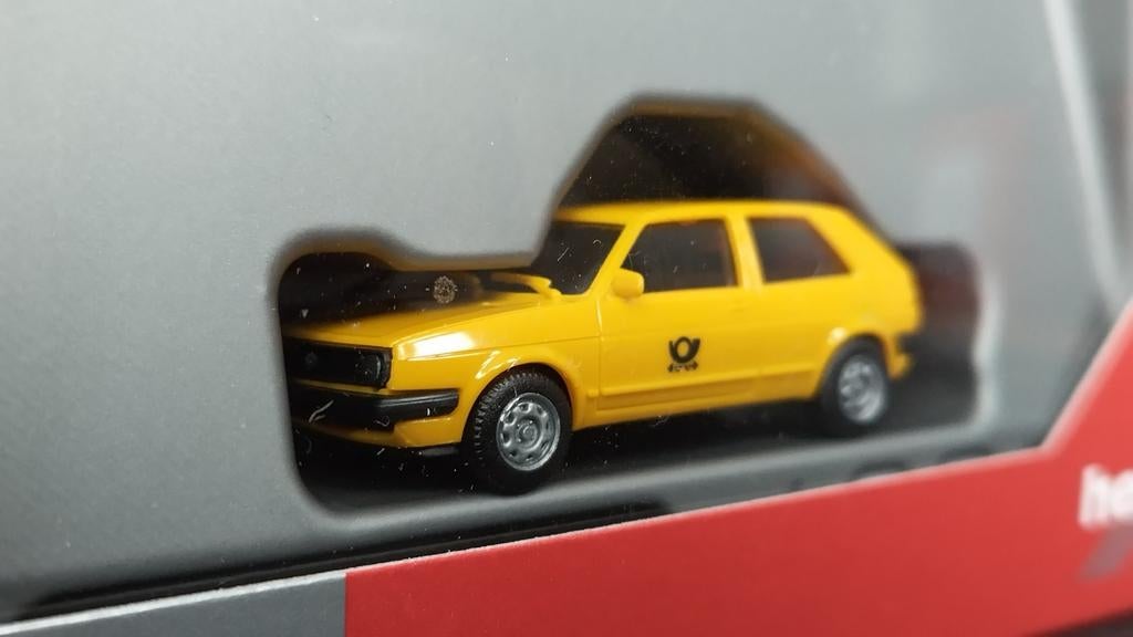 Volkswagen VW Golf Mk2 Post 1:87 Herpa Magic Pol, Leonrodstrasse 46 47 90599 Dietenhoven, Auto, Verzenden, Cars@herpa.de