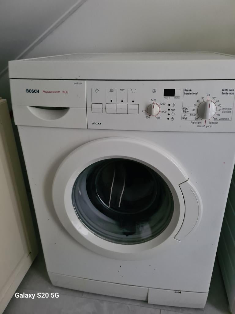 Bosch Aquanoom 1400 Maxx Wasmachine, Witgoed en Apparatuur, Wasmachines, Gebruikt, Ophalen of Verzenden, Voorlader, 85 tot 90 cm