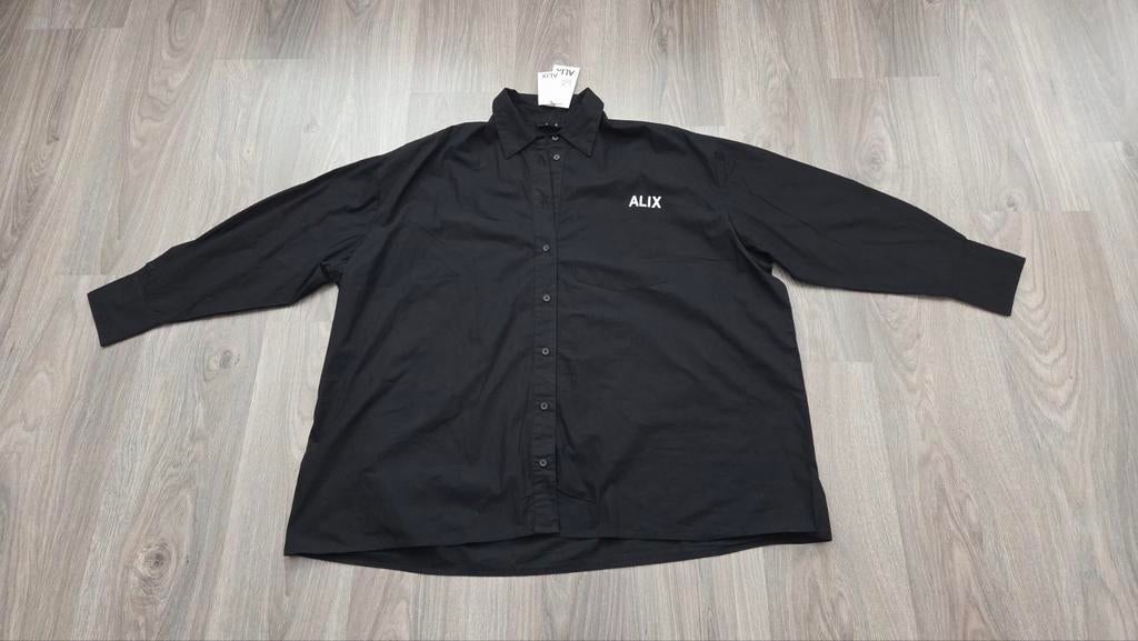 Alix the label blouse M, valt oversized, Ophalen of Verzenden, Zo goed als nieuw, Zwart