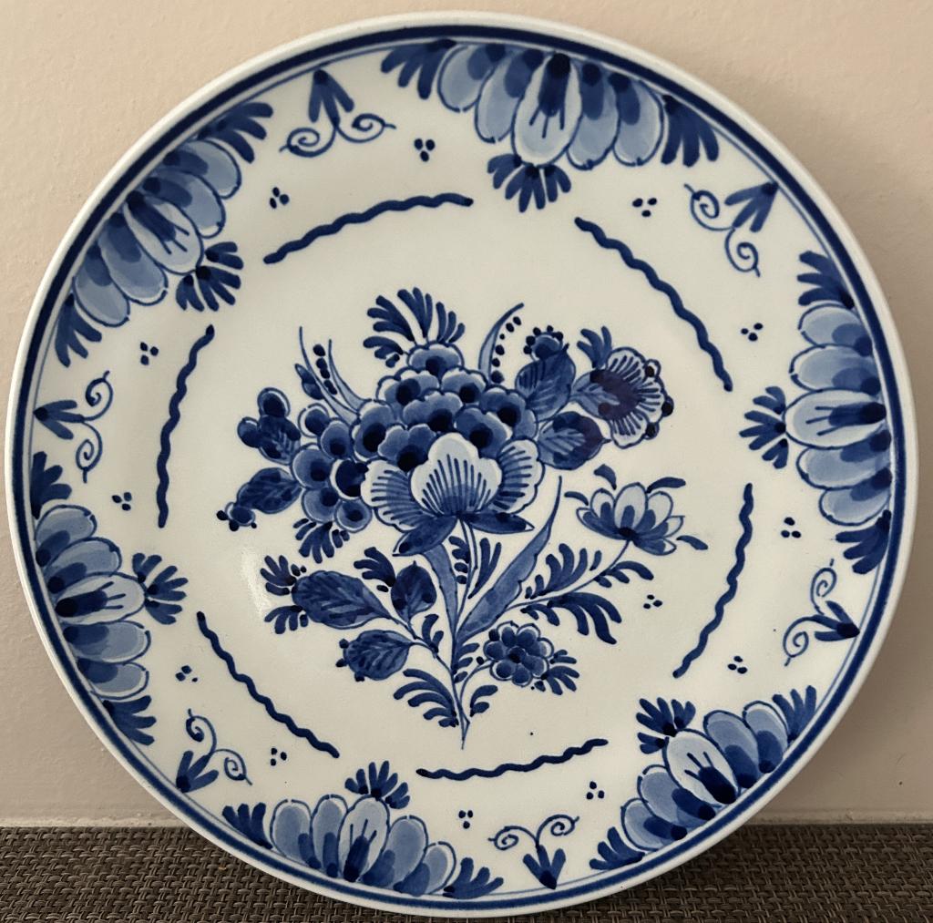 Delftsblauw bord vd Porceleyne Fles uit 1981, Antiek en Kunst, Ophalen of Verzenden