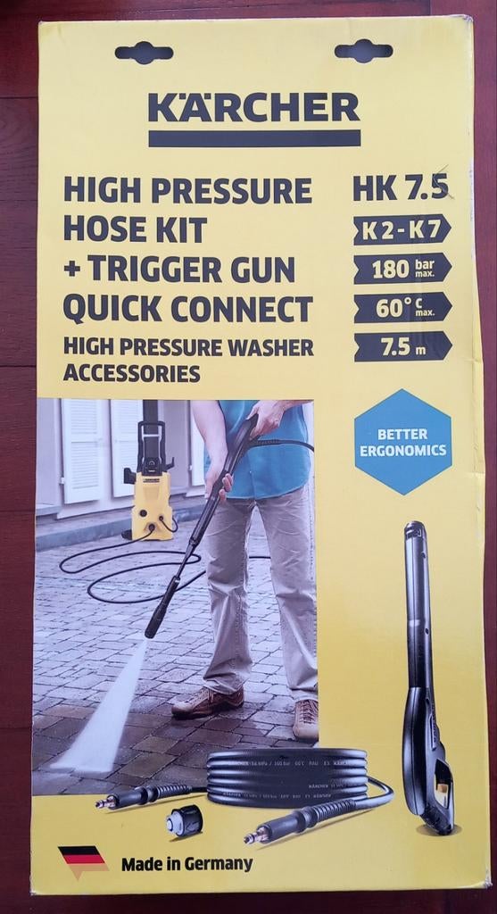 Karcher  hogedruk slang set.  €30,-  Nieuw!, Ophalen of Verzenden, Elektrisch