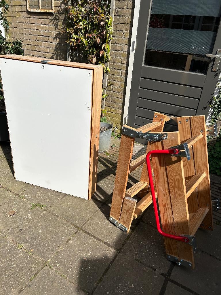 vlizotrap zoldertrap 4-delig, Ophalen, Gebruikt, Trap, Opvouwbaar of Inschuifbaar