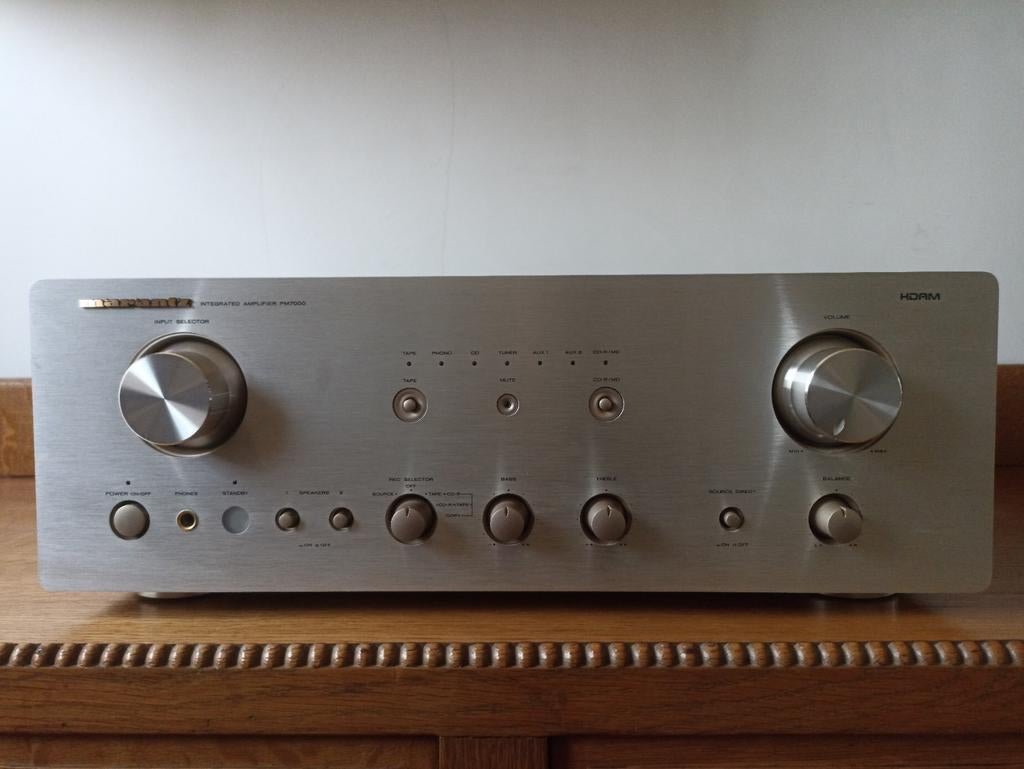 Marantz PM 7000 2x95 watt vintage geïntegreerde versterker., Ophalen of Verzenden, Gebruikt, 60 tot 120 watt, Marantz