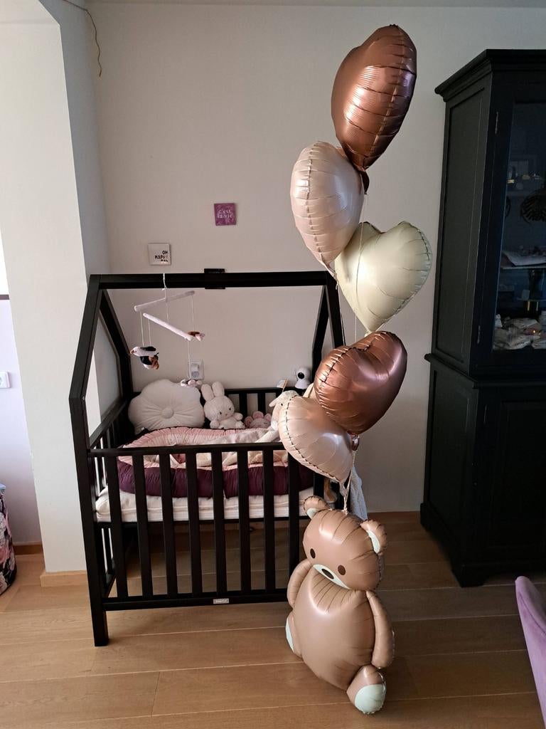 Babybox-huisje van Bopita (zwart), Ophalen of Verzenden, Zo goed als nieuw, Jongetje of Meisje