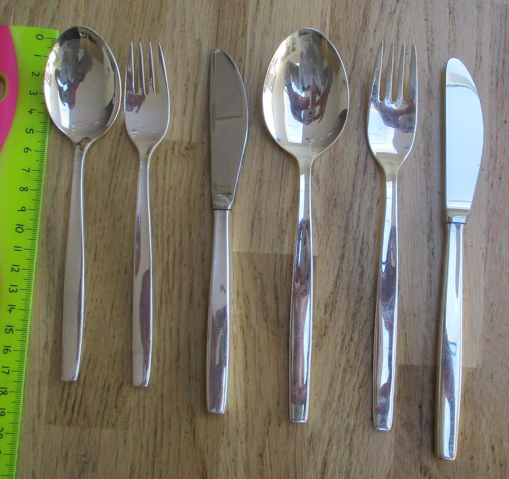 Verzilverd bestek Nieuwpoort 90 pleet lepels vorken messen, Ophalen of Verzenden, Gebruikt, Rvs of Chroom
