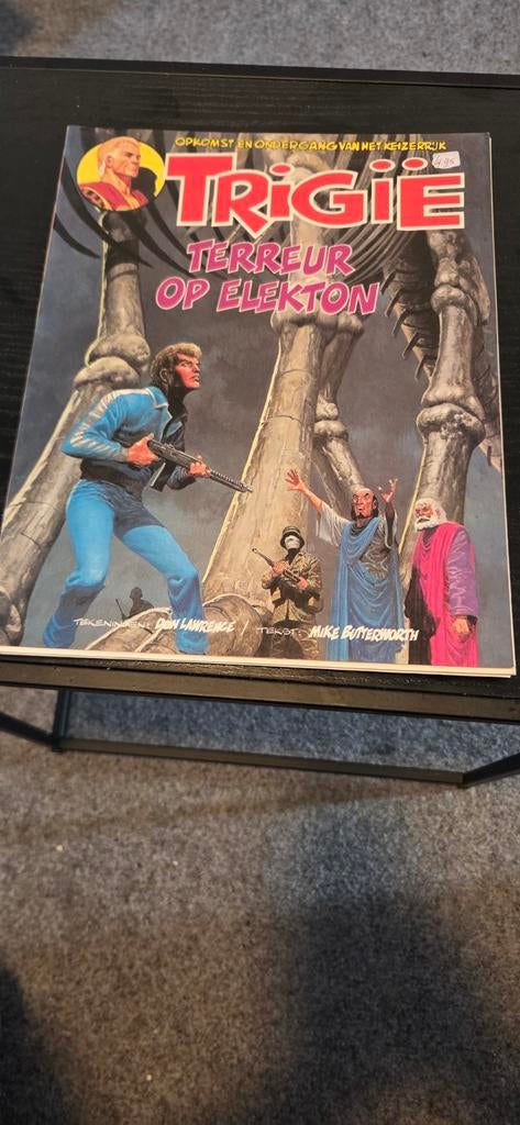 Trigie: Terreur op Elekton stripboek, Eén stripboek, Ophalen of Verzenden, Gelezen