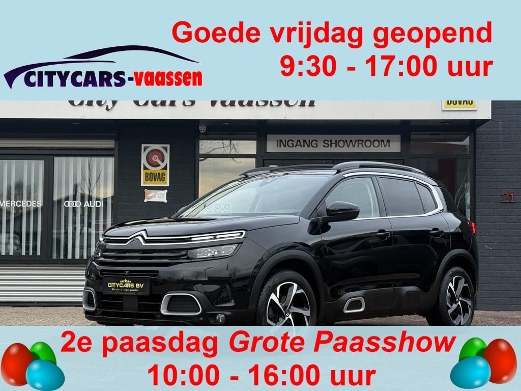Citroën C5 Aircross 1.2 PureTech Feel 131 pk panoramadak ap, Voorwielaandrijving, 1350 kg, Stof, Gebruikt