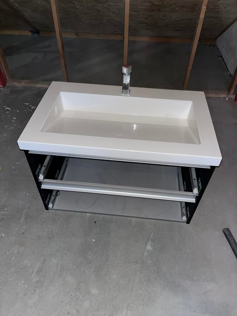 Badkamermeubel 90cm breed, Ophalen, 50 tot 100 cm, Zo goed als nieuw, Minder dan 100 cm