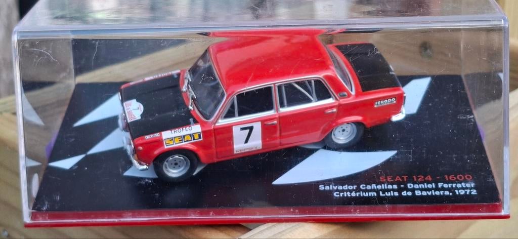 Modelauto Seat 124 Rally 1600, Ophalen of Verzenden, Auto, Overige merken