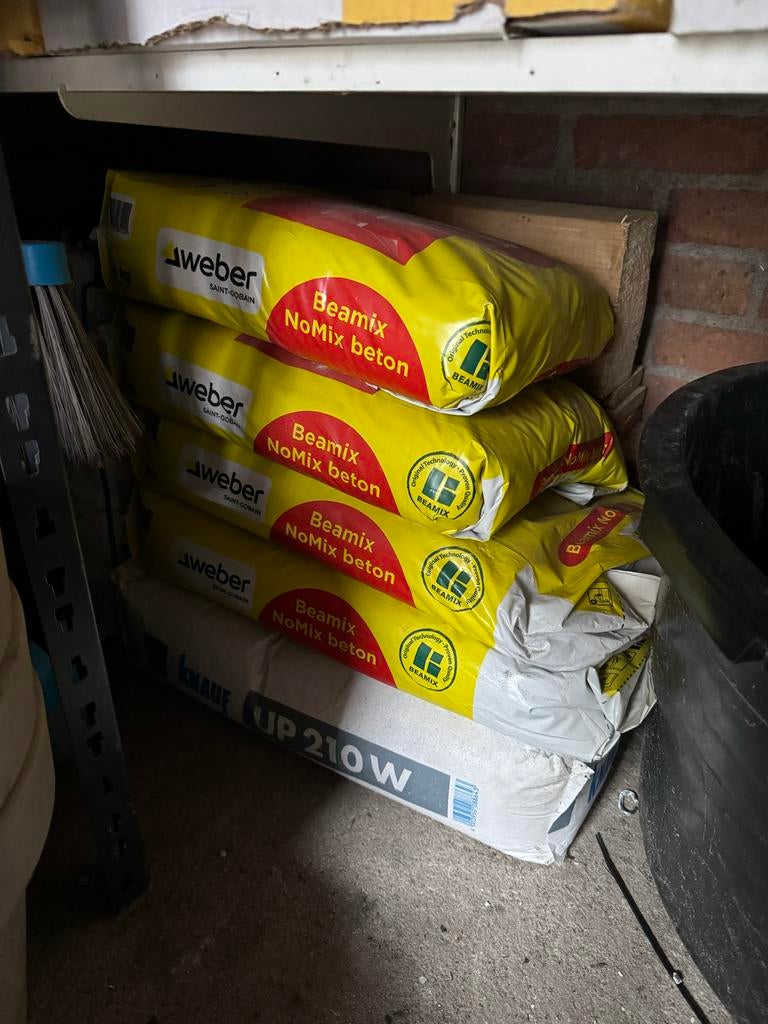 Beamix NoMix Beton 4x - Direct klaar voor gebruik, Doe-het-zelf en Verbouw, Overige Doe-het-zelf en Verbouw, Ophalen, Nieuw