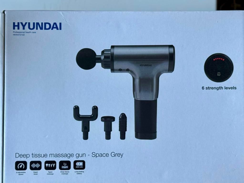 Hyundai Deep Tissue Massage Gun / masage apparaat, Ophalen of Verzenden, Nieuw, Apparaat
