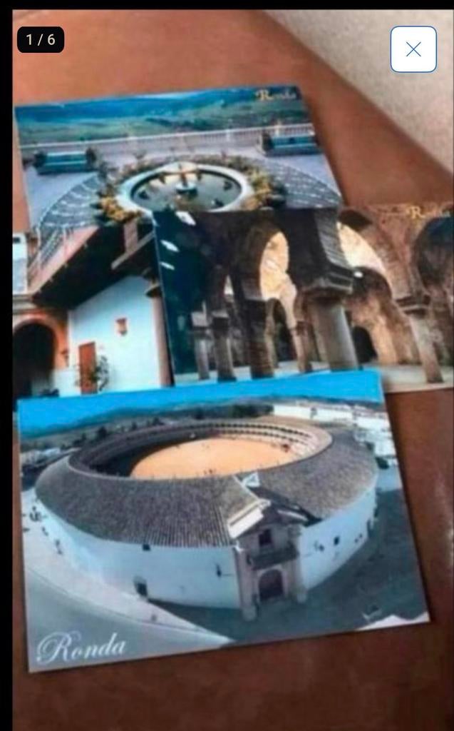 10 Ongelopen Ansichtkaarten o. a. Sella, Bilbao, Ronda, Ophalen of Verzenden, Ongelopen, Spanje