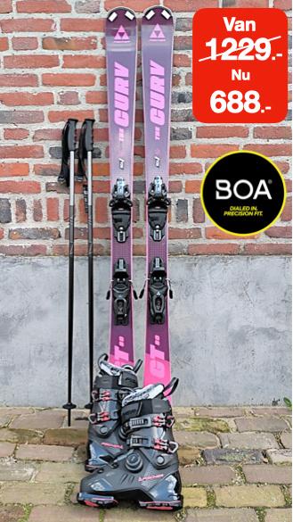 Ski's + schoenen + stokken van 830.- voor 399.-, Sport en Fitness, Skiën en Langlaufen, 160 tot 180 cm, Fischer, Nieuw, Ophalen of Verzenden