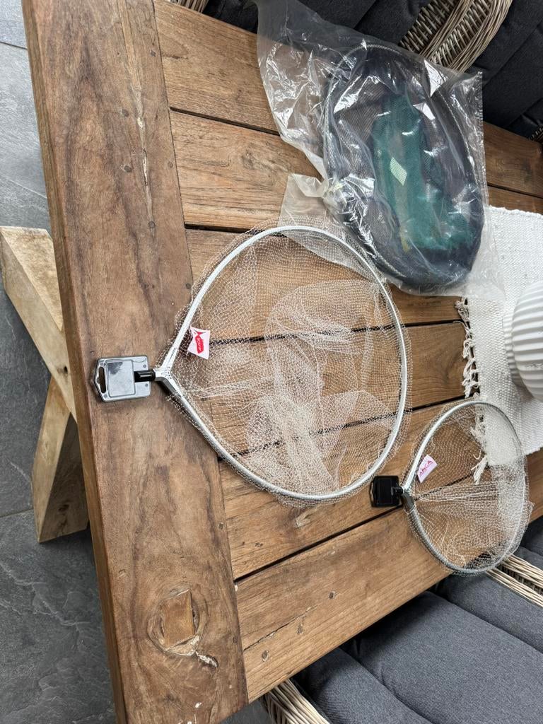 3 x nieuw pan net  in 3 maten, Watersport en Boten, Hengelsport | Witvissen, Ophalen of Verzenden, Nieuw, Net of Fuik