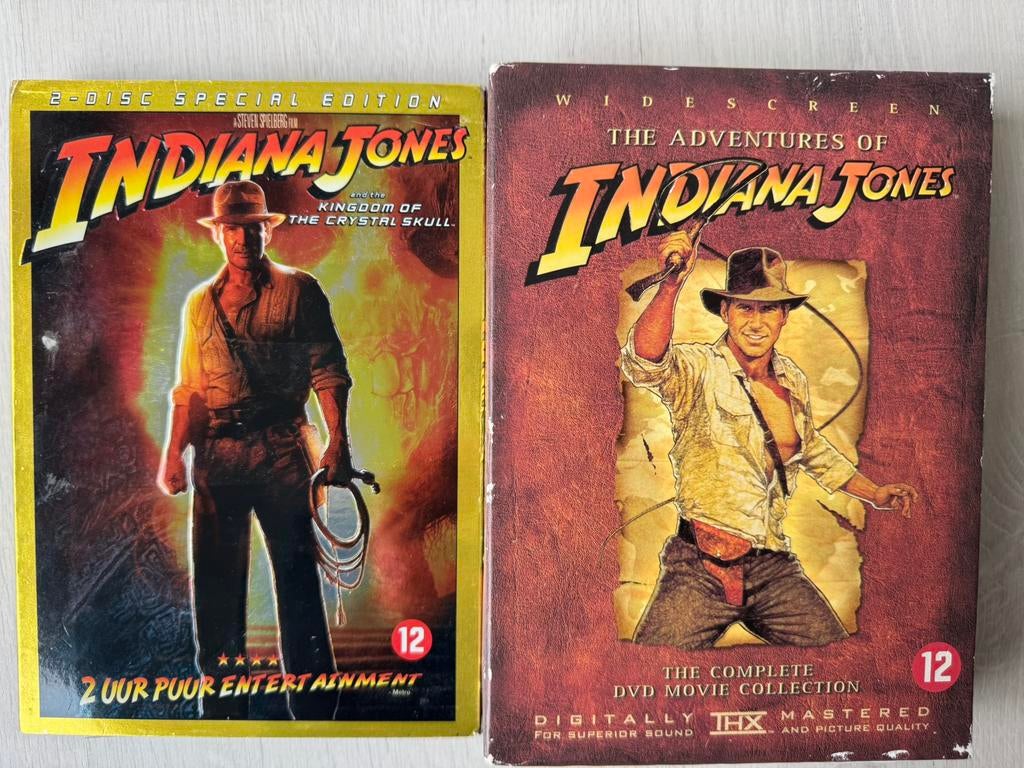 Indiana Jones 6 DVDs 🔴 top serie, Cd's en Dvd's, Dvd's | Avontuur, Ophalen of Verzenden, Zo goed als nieuw, Boxset