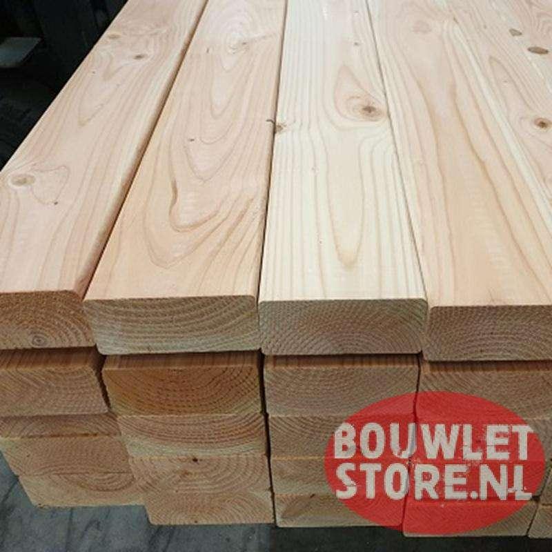 Douglas balken | Geschaafd Douglashout 65 x 140 mm | 5000mm, Doe-het-zelf en Verbouw, Hout en Planken, Nieuw, Ophalen of Verzenden