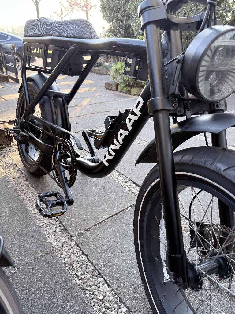 Knaap AMS Black met tracker en alarm van 8-2024, Zo goed als nieuw, 59 cm of meer, 50 km per accu of meer, Ophalen