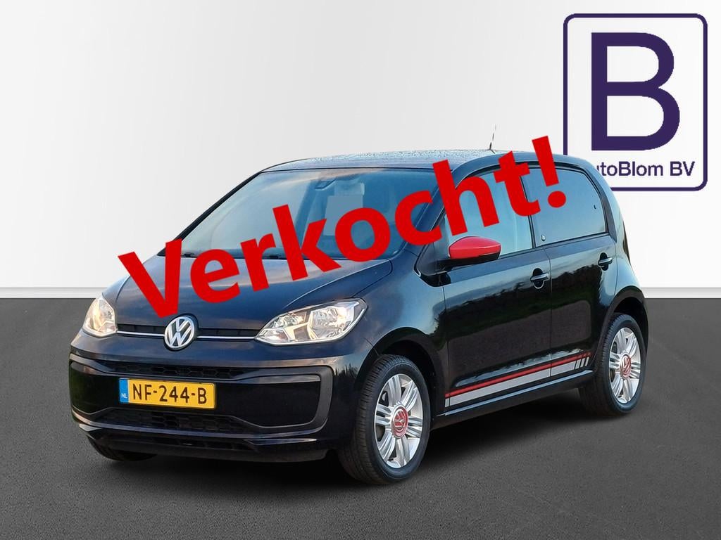 Volkswagen up! 1.0 BMT up! Beats /Cruise/Camera/Parkh/15"/10, Voorwielaandrijving, Stof, Gebruikt, Zwart