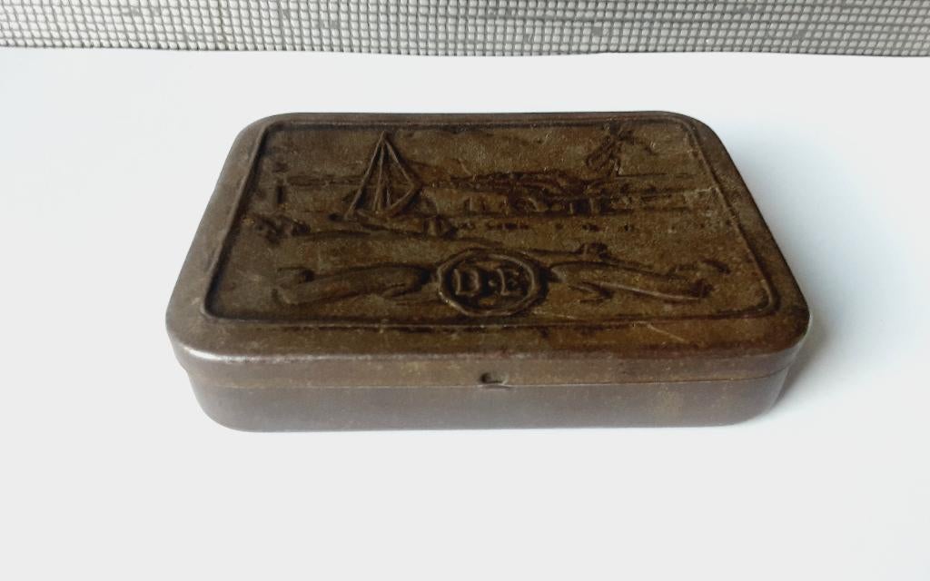 oude blik douwe egberts, Ophalen of Verzenden, Gebruikt, Koffie, Douwe Egberts