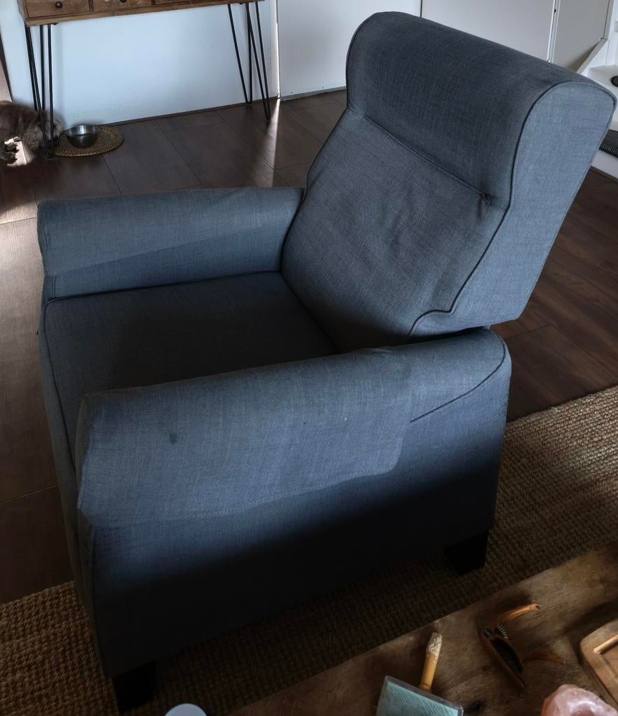 Ikea Muren relaxfauteuil, sta-op stoel. Gratis, Huis en Inrichting, Fauteuils, Ophalen, Gebruikt, 75 tot 100 cm, 50 tot 75 cm