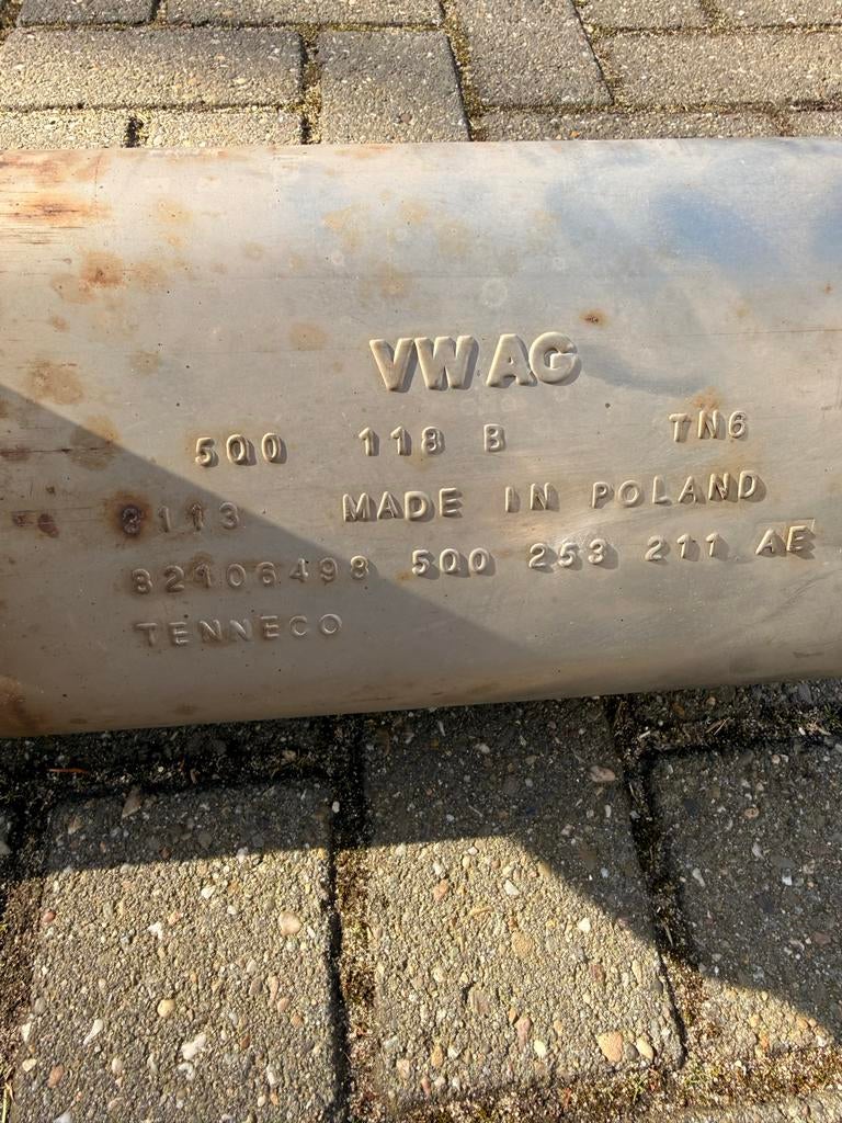 Volkswagen Golf 7/7.5 Midden Demper - Origineel, Auto-onderdelen, Ophalen of Verzenden, Gebruikt, Volkswagen