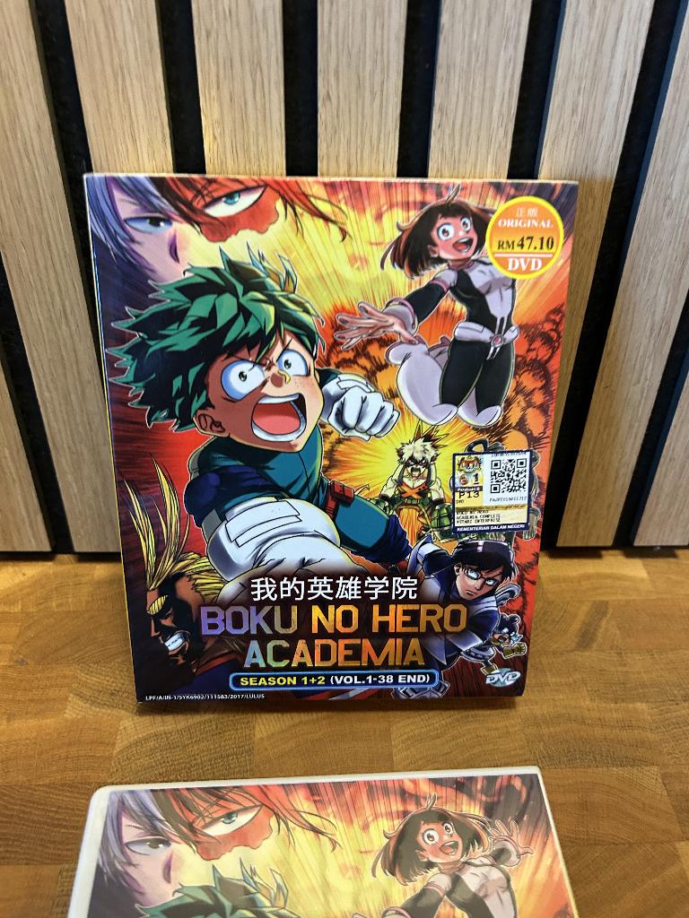 Hero Academia seizoen 1 en 2 dvd box, Cd's en Dvd's, Dvd's | Tv en Series, Vanaf 12 jaar, Ophalen of Verzenden, Zo goed als nieuw