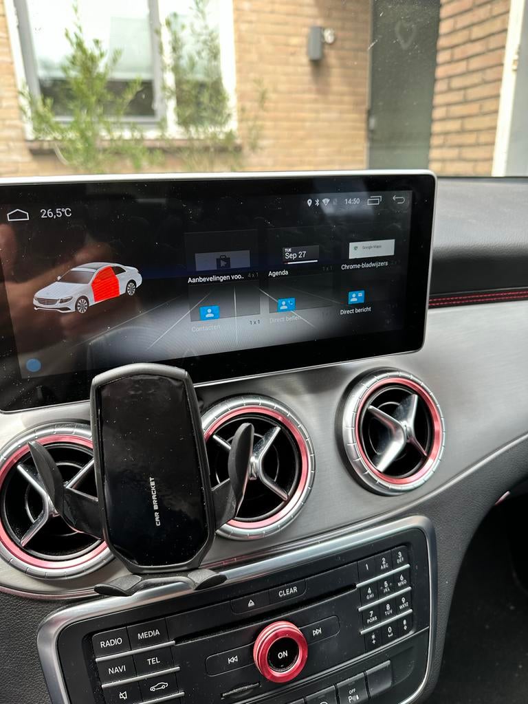 Touch scherm voor Mercedes met achteruit rijcamera, Ophalen of Verzenden, Zo goed als nieuw