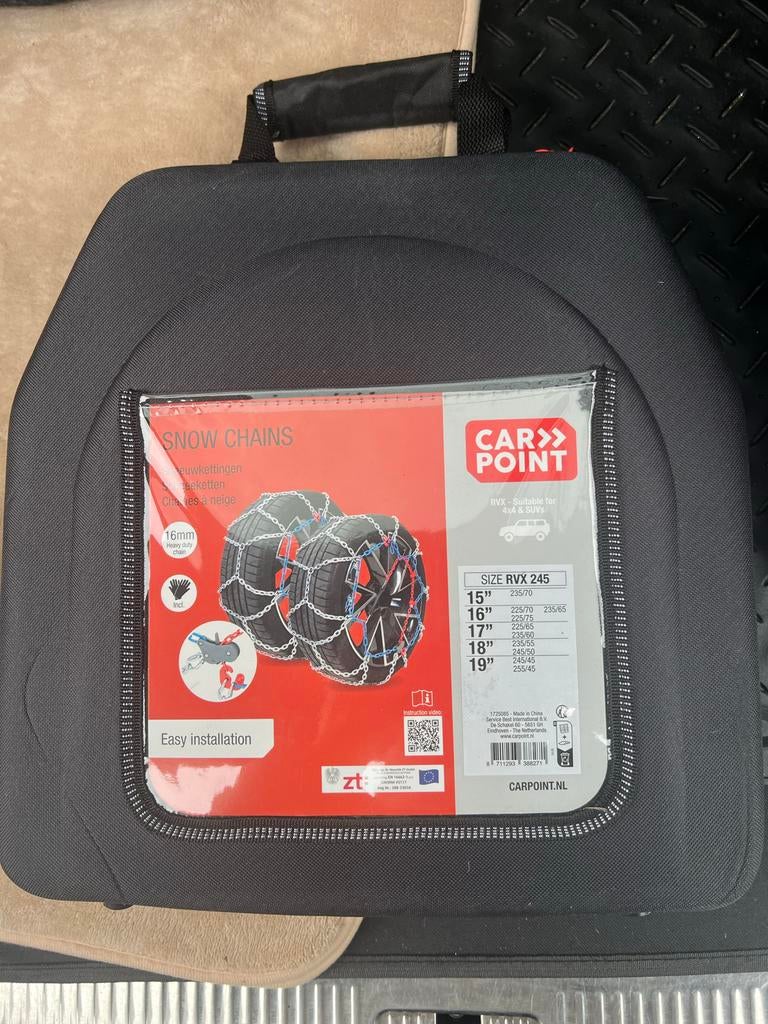 Sneeuwkettingen Carpoint RVX 245 (15-19 inch), Auto diversen, Sneeuwkettingen, Ophalen of Verzenden, Nieuw