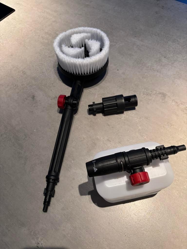 Foam Kärcher hogedrukreiniger set autowassen, Ophalen of Verzenden, Zo goed als nieuw, Elektrisch